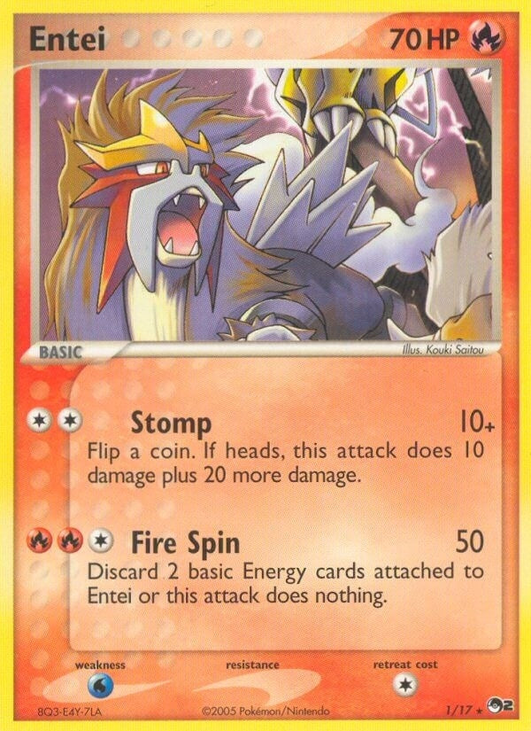 Image for Entei (001/017) (POP Series 2) - Pokemon