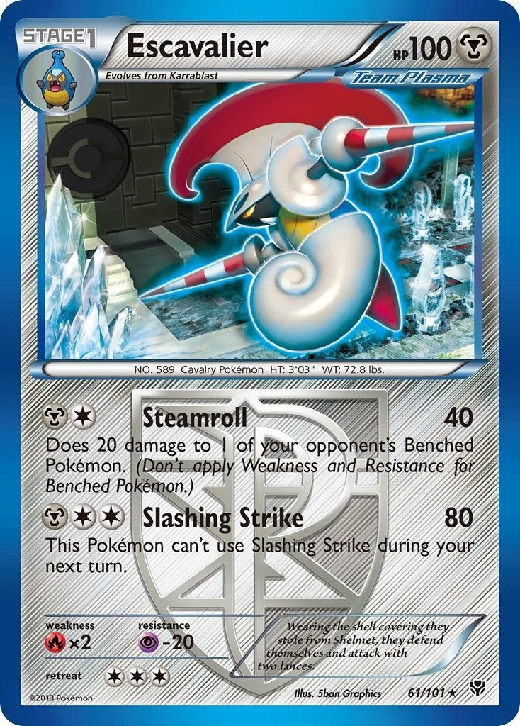 Image for Escavalier (Team Plasma) (61/101) (Plasma Blast) - Pokemon