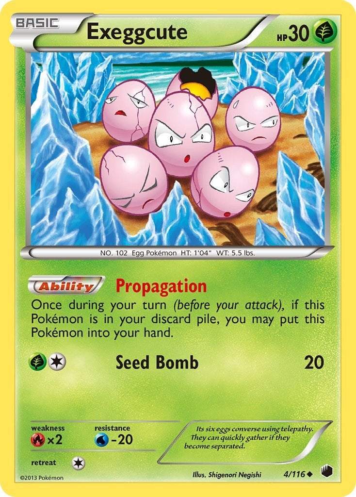 Image for Exeggcute (4/116) (Plasma Freeze) - Pokemon