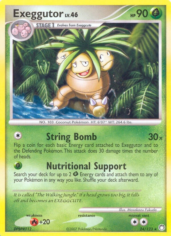 Image for Exeggutor (24/123) (Mysterious Treasures) - Pokemon