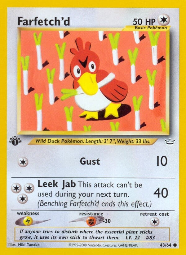 Image for Farfetch'd (43/64) (Neo Revelation) - Pokemon