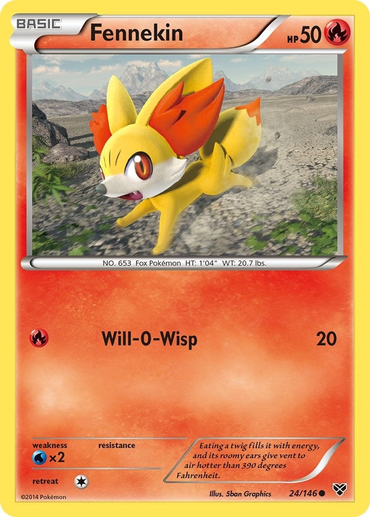Image for Fennekin (24/146) (XY Base Set) - Pokemon