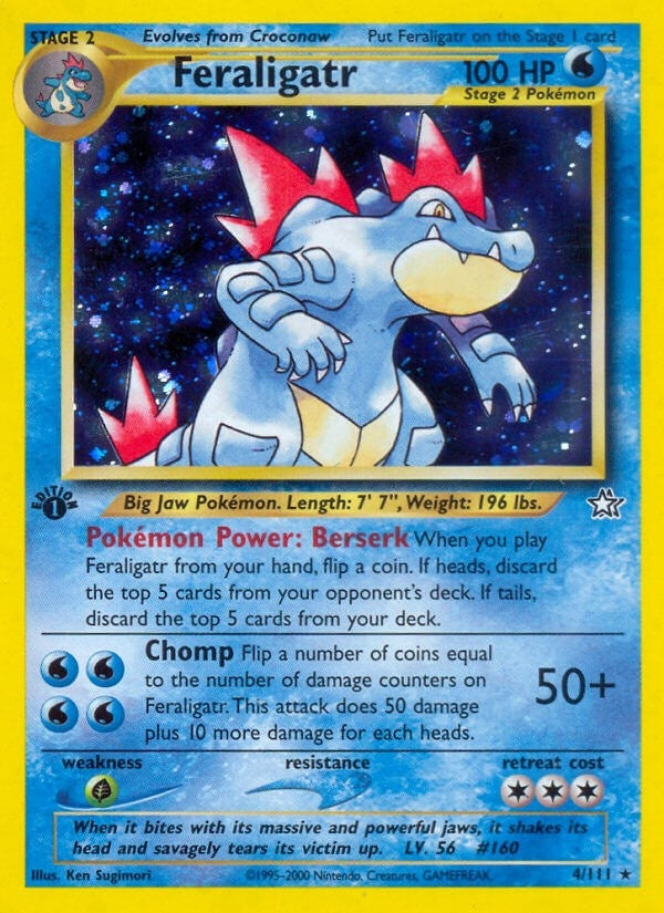 Image for Feraligatr (4) (004/111) (Neo Genesis) - Pokemon