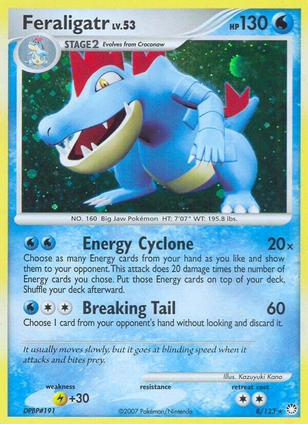 Image for Feraligatr (8/123) (Mysterious Treasures) - Pokemon