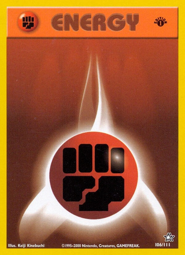 Image for Fighting Energy (106/111) (Neo Genesis) - Pokemon