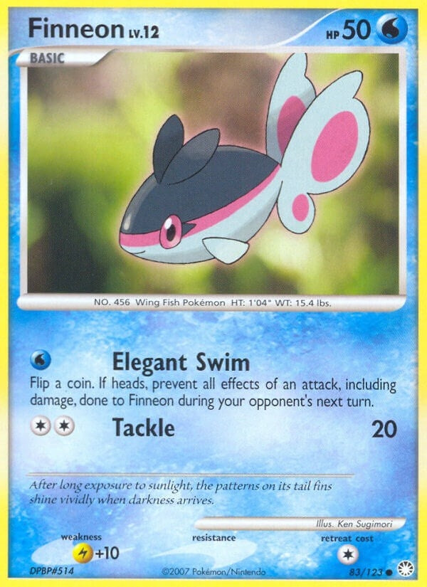 Image for Finneon (83/123) (Mysterious Treasures) - Pokemon