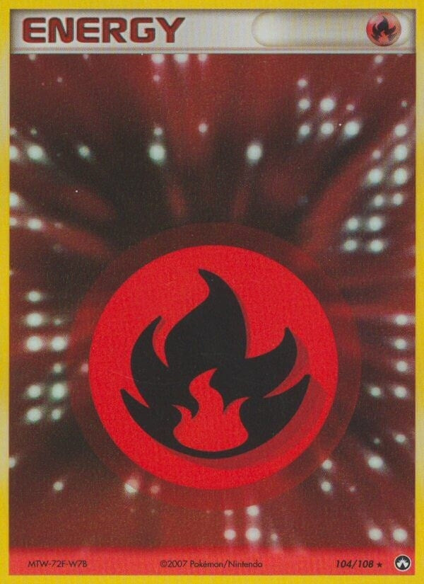 Image for Fire Energy (104/108) (Power Keepers) - Pokemon