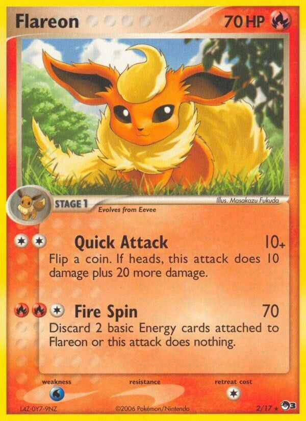 Image for Flareon (002/017) (POP Series 3) - Pokemon