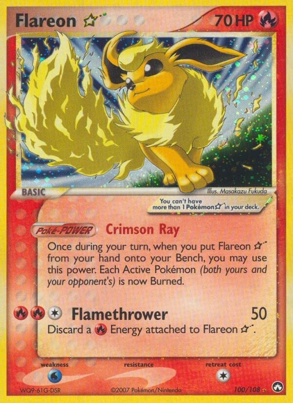 Image for Flareon Star (100/108) (Power Keepers) - Pokemon