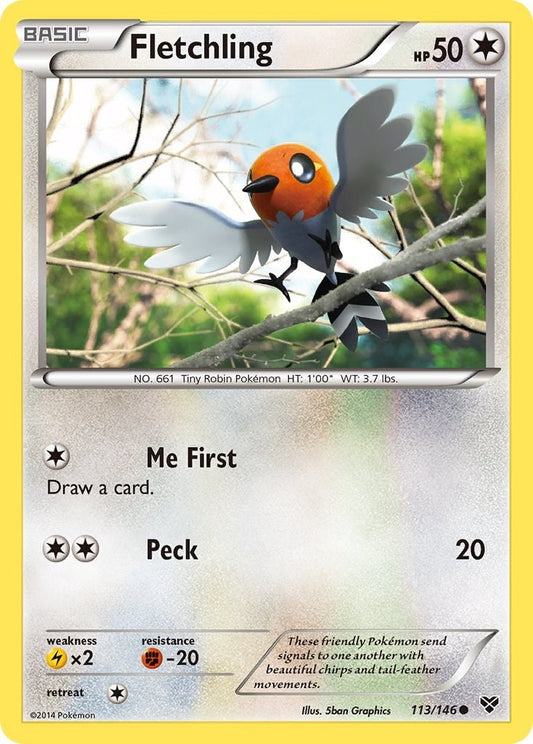 Image for Fletchling (113/146) (XY Base Set) - Pokemon