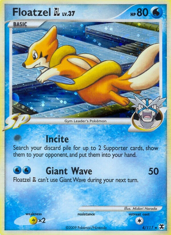 Image for Floatzel GL (4/111) (Rising Rivals) - Pokemon