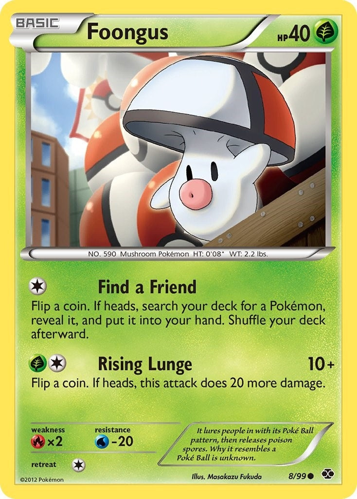 Image for Foongus (8/99) (Next Destinies) - Pokemon