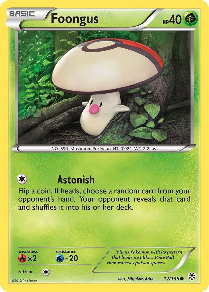 Image for Foongus (12/135) (Plasma Storm) - Pokemon