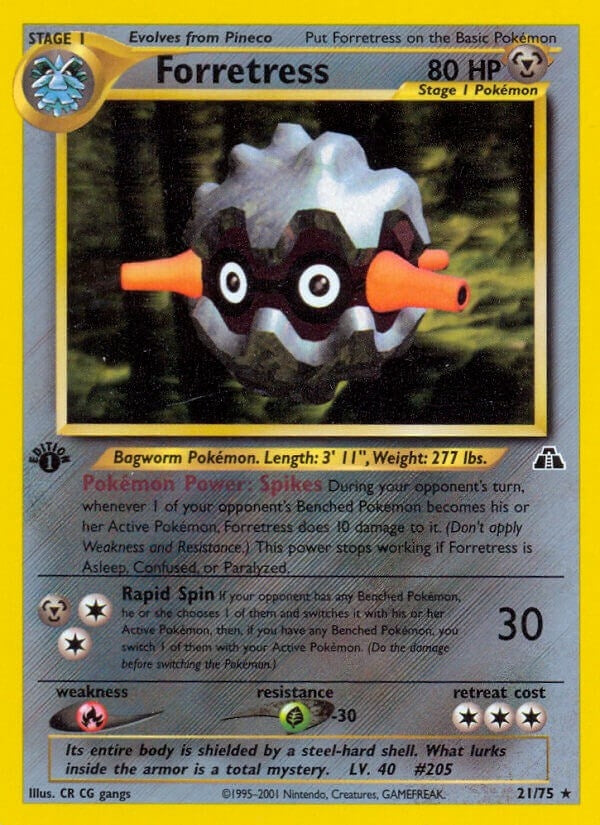 Image for Forretress (21) (21/75) (Neo Discovery) - Pokemon