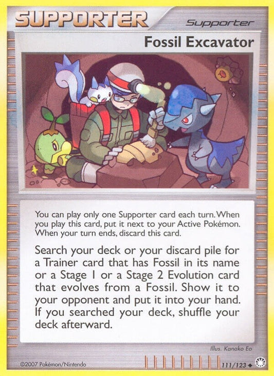 Image for Fossil Excavator (111/123) (Mysterious Treasures) - Pokemon