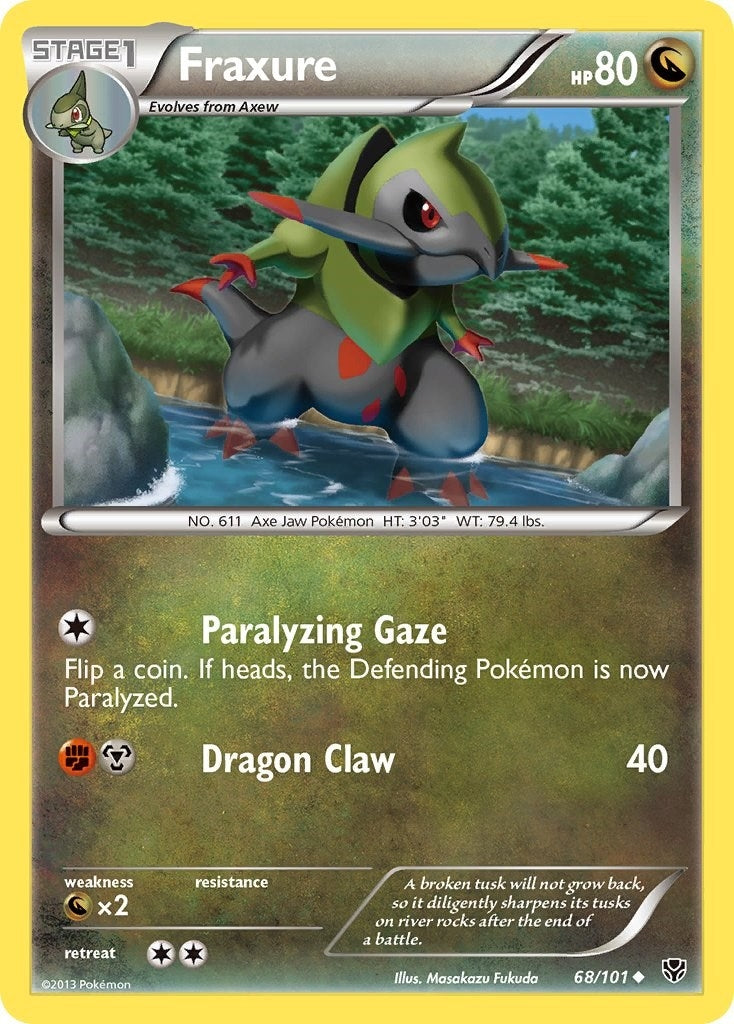 Image for Fraxure (68/101) (Plasma Blast) - Pokemon