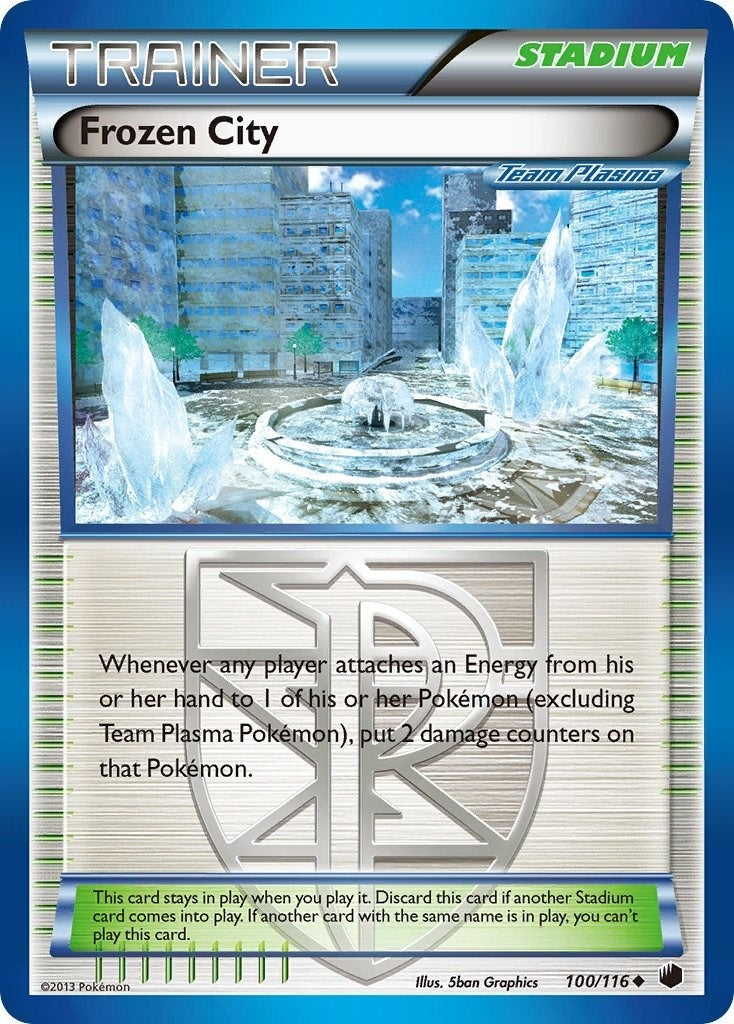 Image for Frozen City (Team Plasma) (100/116) (Plasma Freeze) - Pokemon