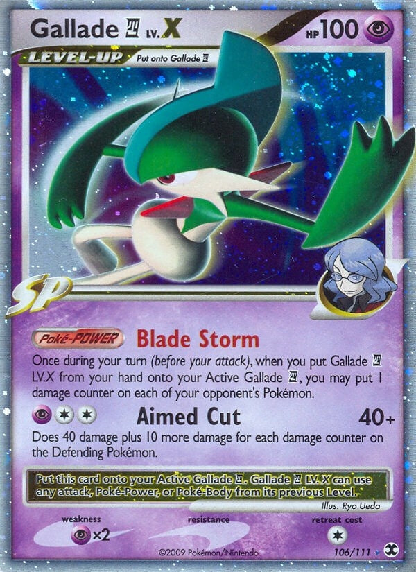 Image for Gallade E4 Lv.X (106/111) (Rising Rivals) - Pokemon