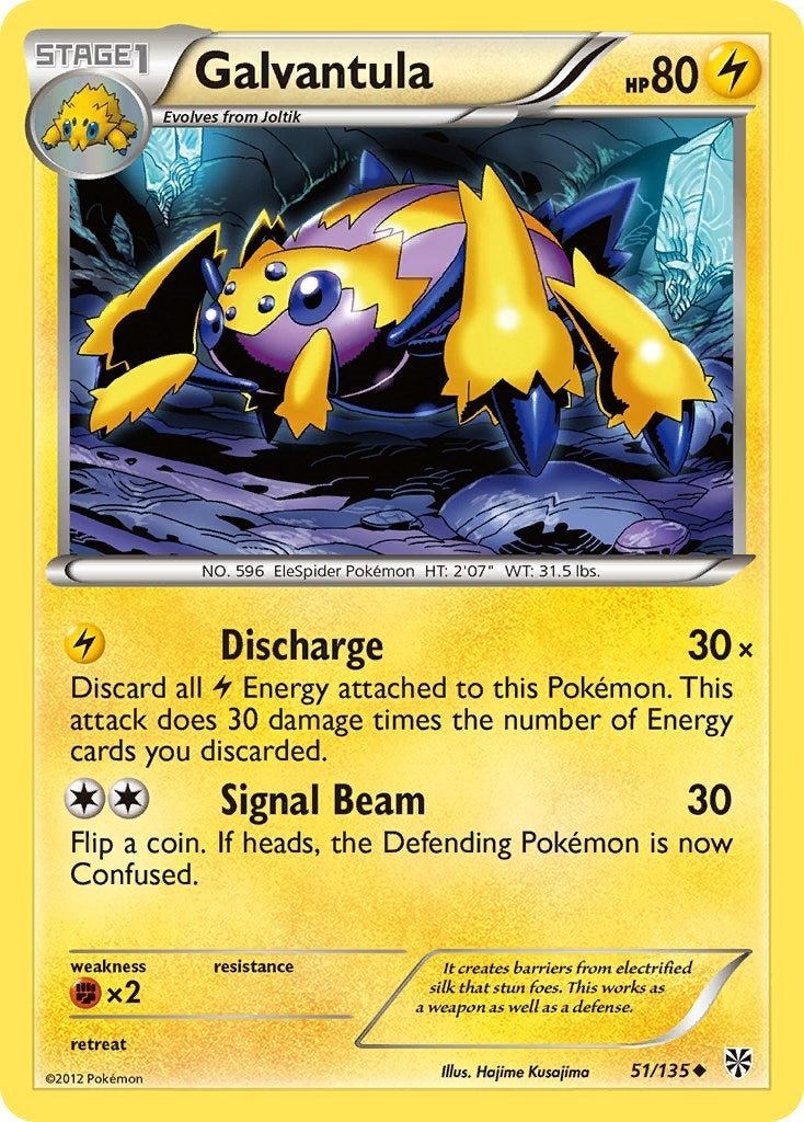 Image for Galvantula (51/135) (Plasma Storm) - Pokemon