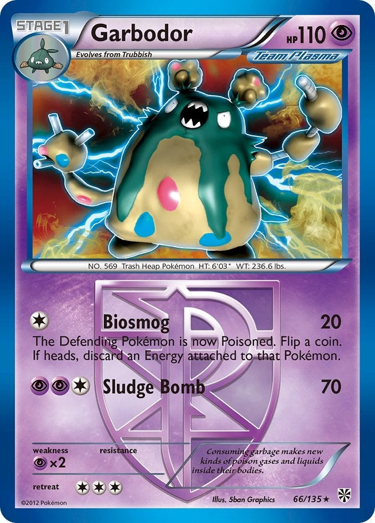 Image for Garbodor (Team Plasma) (66) (66/135) (Plasma Storm) - Pokemon