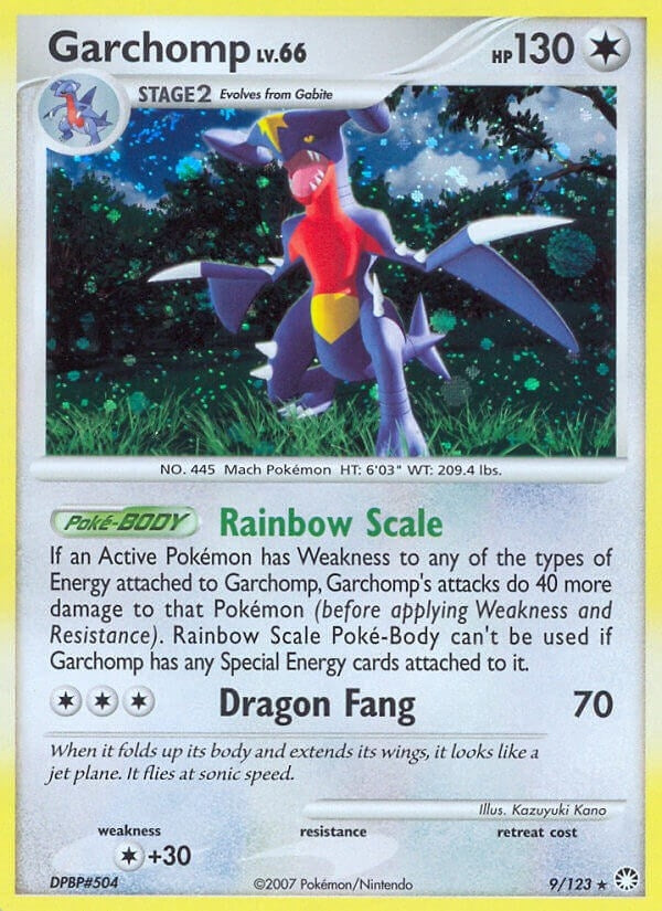 Image for Garchomp (9/123) (Mysterious Treasures) - Pokemon