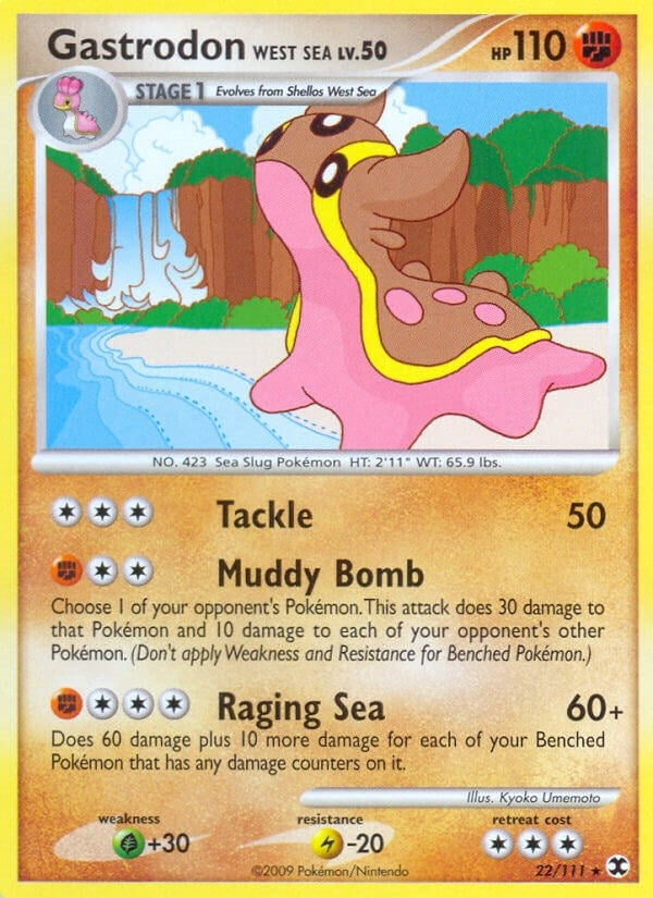 Image for Gastrodon West Sea (22/111) (Rising Rivals) - Pokemon