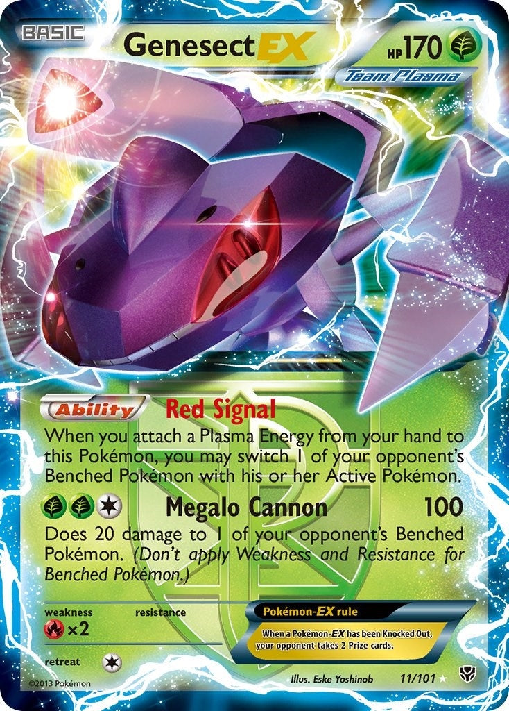 Image for Genesect EX (Team Plasma) (11/101) (Plasma Blast) - Pokemon
