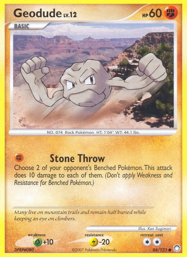 Image for Geodude (84/123) (Mysterious Treasures) - Pokemon