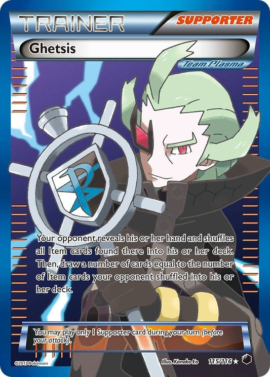 Image for Ghetsis (Team Plasma) (Full Art) (115/116) (Plasma Freeze) - Pokemon