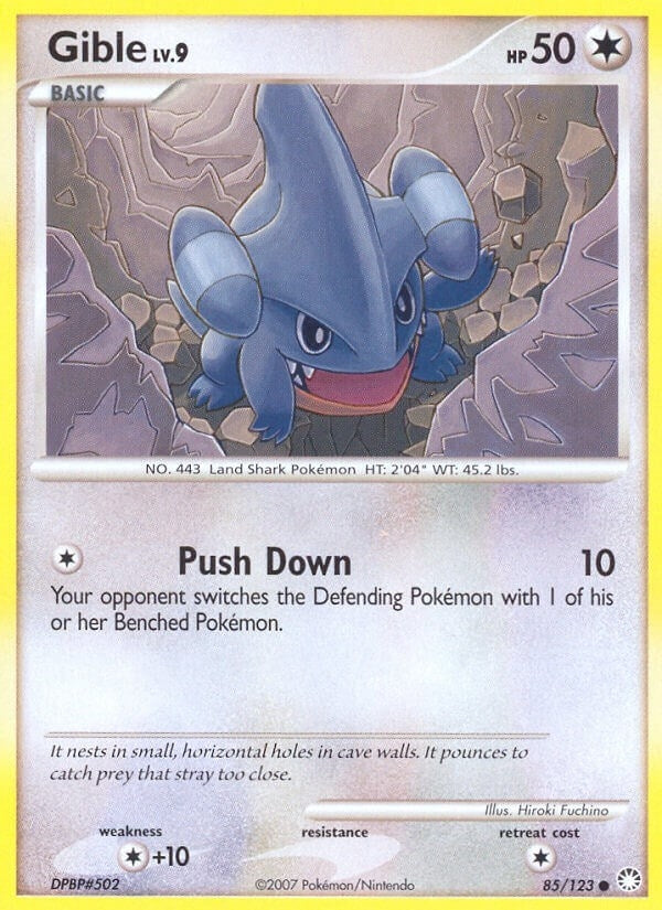 Image for Gible (85/123) (Mysterious Treasures) - Pokemon