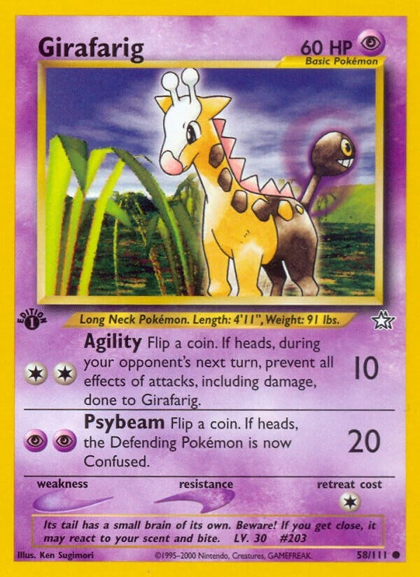 Image for Girafarig (058/111) (Neo Genesis) - Pokemon
