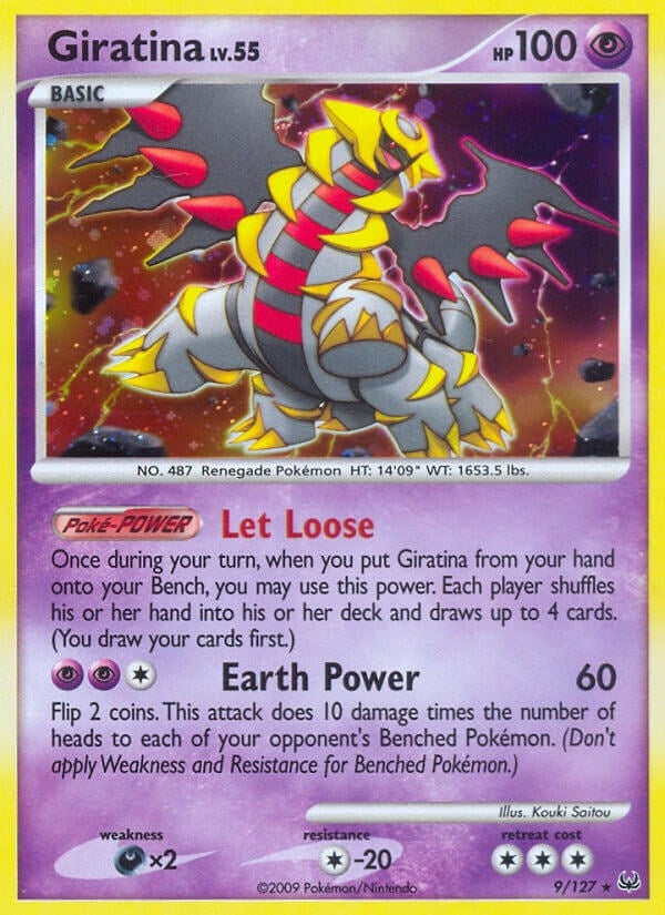 Image for Giratina (9) (9/127) (Platinum) - Pokemon