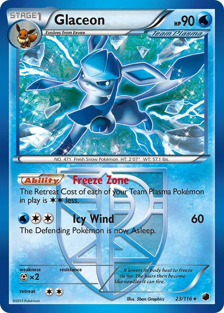 Image for Glaceon (Team Plasma) (23/116) (Plasma Freeze) - Pokemon