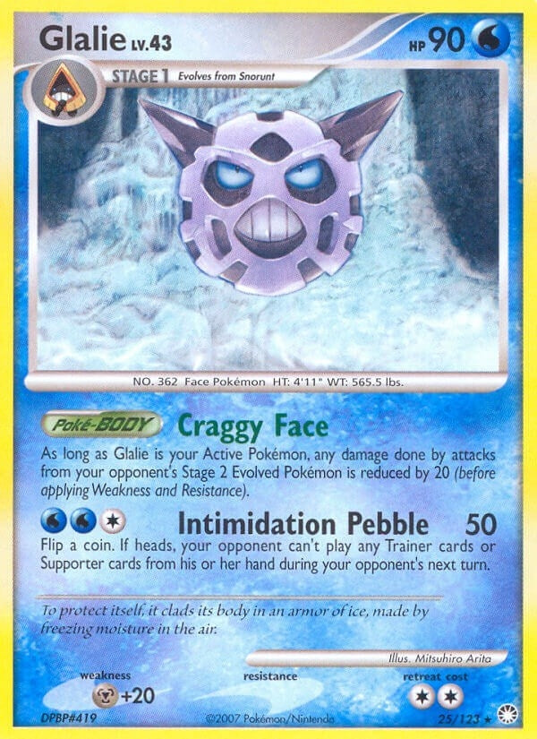 Image for Glalie (25/123) (Mysterious Treasures) - Pokemon