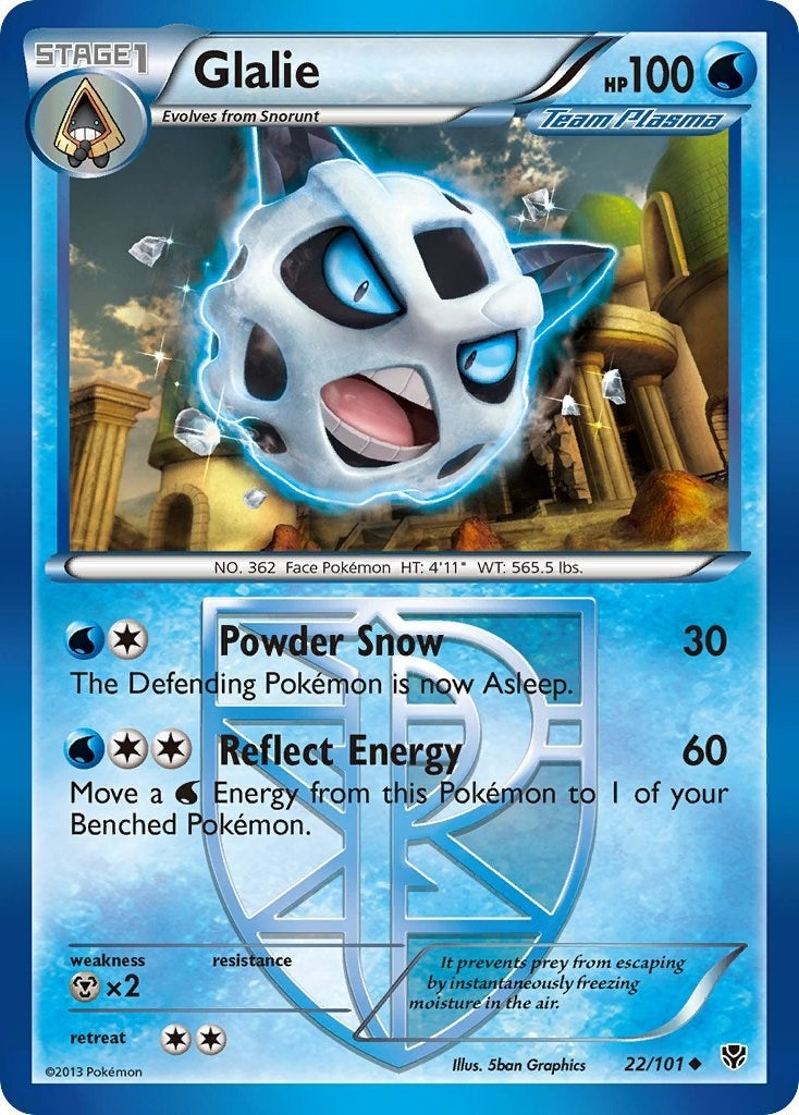 Image for Glalie (Team Plasma) (22/101) (Plasma Blast) - Pokemon