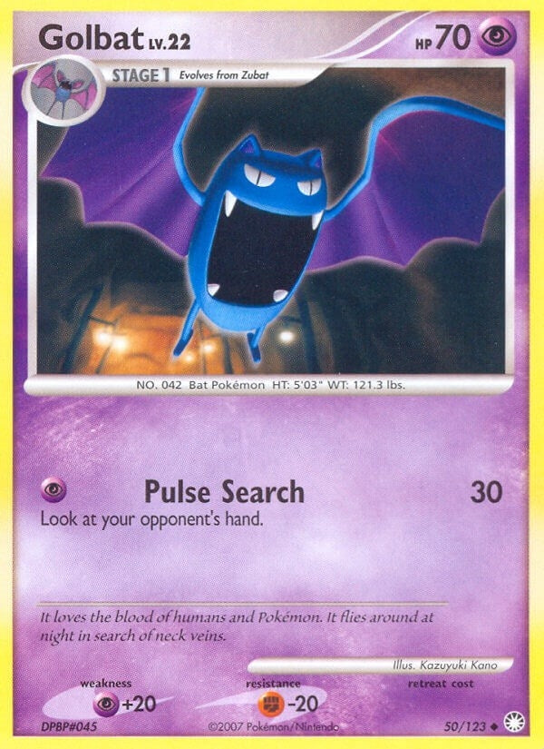 Image for Golbat (50/123) (Mysterious Treasures) - Pokemon