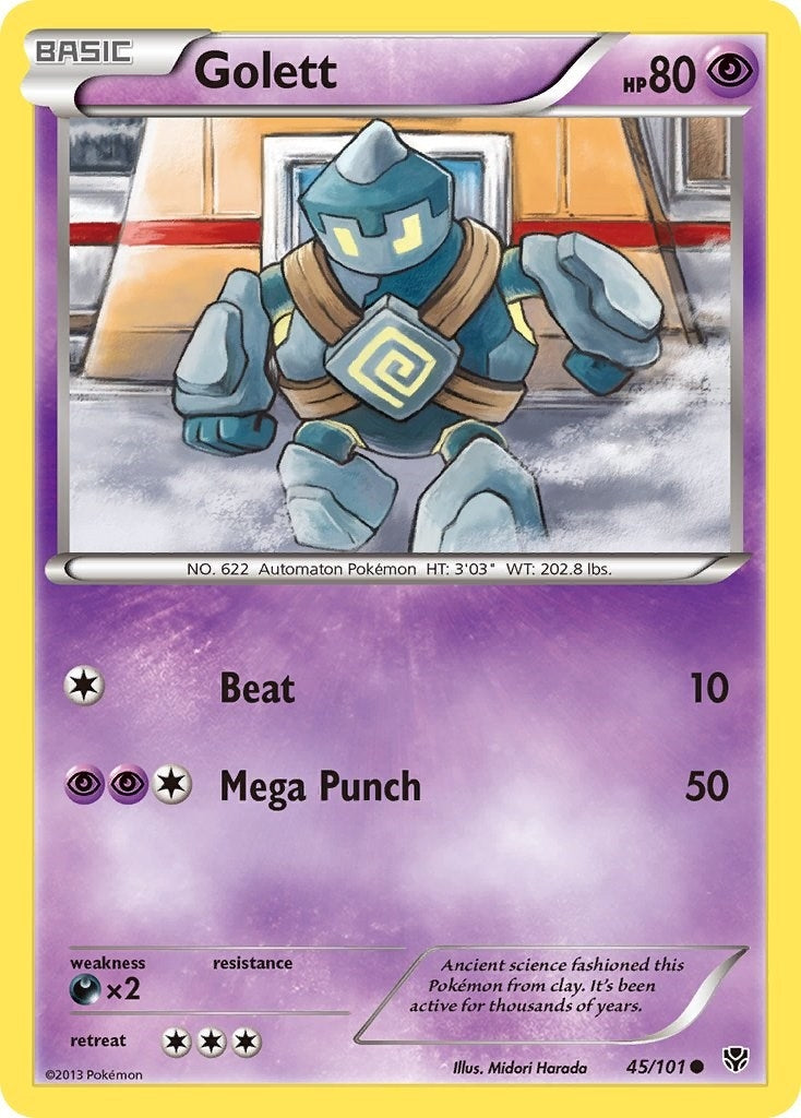 Image for Golett (45/101) (Plasma Blast) - Pokemon