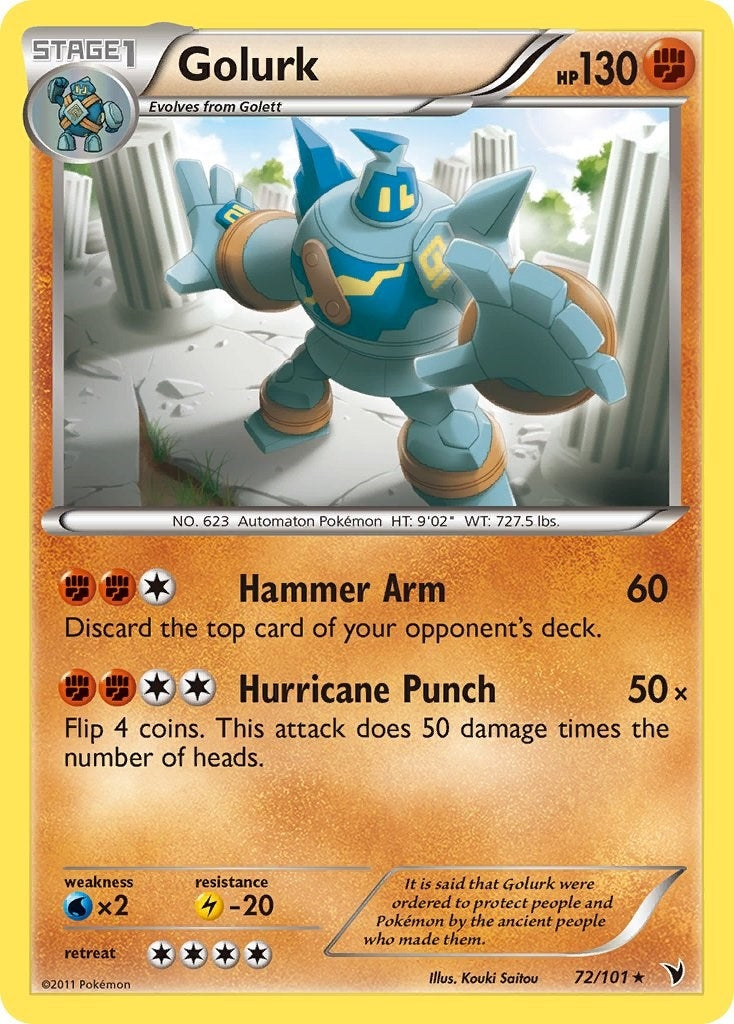 Image for Golurk (72/101) (Noble Victories) - Pokemon