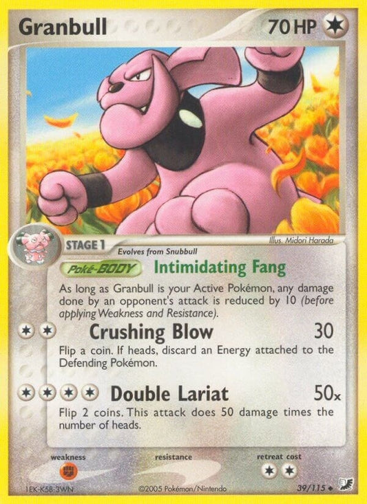 Image for Granbull (39/115) (Unseen Forces) - Pokemon