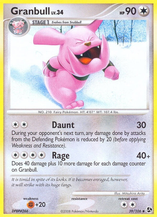 Image for Granbull (39/106) (Great Encounters) - Pokemon