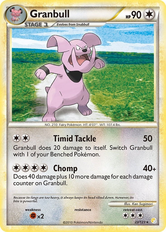Image for Granbull (22/123) (HeartGold SoulSilver) - Pokemon