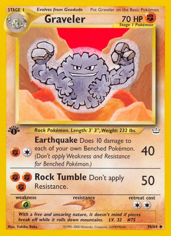 Image for Graveler (30/64) (Neo Revelation) - Pokemon