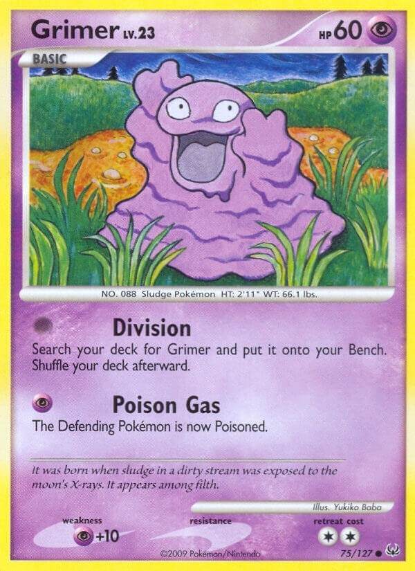 Image for Grimer (75/127) (Platinum) - Pokemon