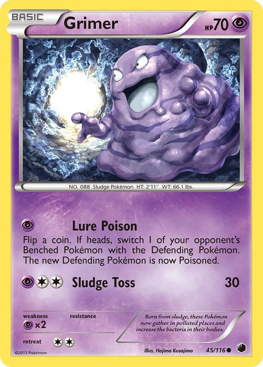 Image for Grimer (45/116) (Plasma Freeze) - Pokemon