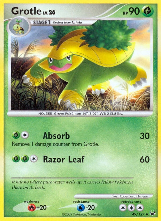 Image for Grotle (49/127) (Platinum) - Pokemon