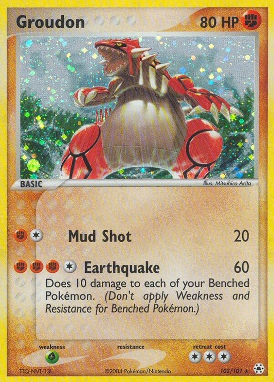Image for Groudon (102/101) (Hidden Legends) - Pokemon