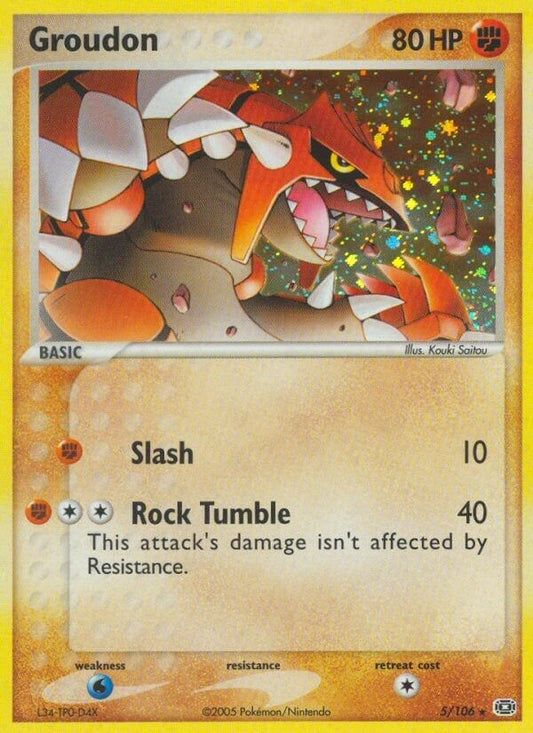 Image for Groudon (5/106) (Emerald) - Pokemon
