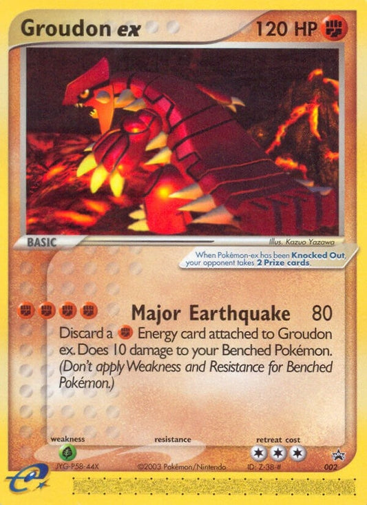 Image for Groudon ex - 002 (Nintendo Power Magazine) (002) (Nintendo Promos) - Pokemon