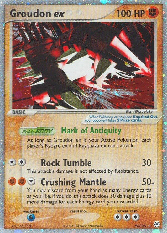 Image for Groudon ex (93/101) (Hidden Legends) - Pokemon