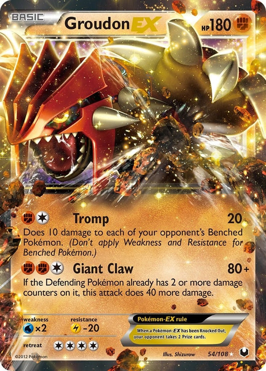 Image for Groudon EX (54/108) (Dark Explorers) - Pokemon